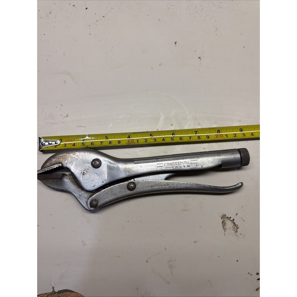 Vintage CRAFTSMAN Vise Grip Type Locking Pliers 9"